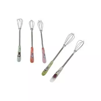 Cartoon Kitchen Accessories Baking Tools Ceramic Handle Blender Egg Beater Egg Mixer Stirring Whisk зелёный