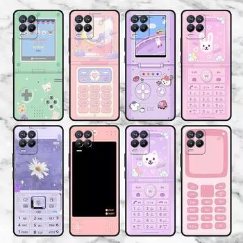 Cartoon Mobile Phone Panel Pattern Case For Realme 8 C21y GT Neo 2 3 8i C21 7 C11 6 C12 C35 C3 GT 9 Pro C12 Silicone Phone Cover Realme 8i