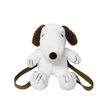 Cartoon Plush Backpack Zipper Closure Interior Phone Bags Daily Gifts