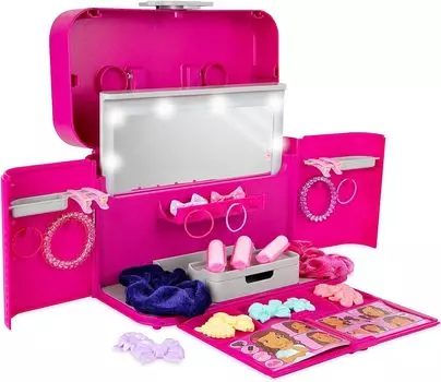 CASDON Toy Ultimate Styling Case Набор для волос с инструкциями на японском языке 73652 Оригинальный продукт розовый