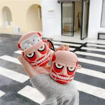 Case 3 Generation Pro2 Apple Wireless Bluetooth Earbuds Case Stylish Airpodspro Drop-Resistant Silica Gel Box 5/5 Generation Earphone Bag Cartoon Apple AirPods Pro2 The onslaught giant