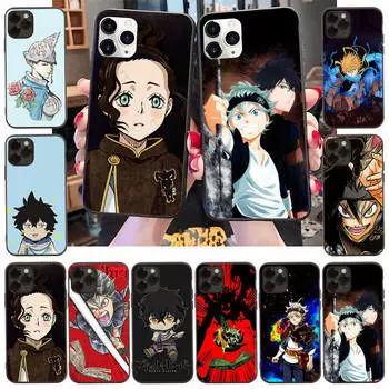 Case for OPPO Reno 8 6 5 Pro Find X3 A17 A3 A31 A38 A40 A53 A54 A55 A74 A76 A78 A77 A80 A94 A95 A96 Lite Black Sofe Cover WI79 Black Clover OPPO F17 Pro серый