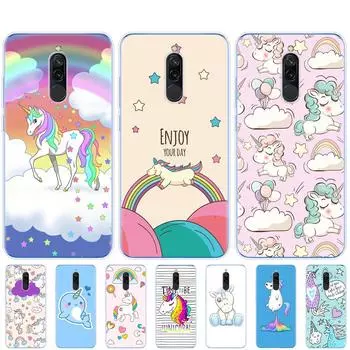 Чехол для redmi 8a 8 Чехол для redmi note 8 9 PRO 8T 9S Чехол для xiaomi mi NOTE 10 PRO 9 lite POCO F2 Pro Unicorn On Rainbow Jetpack redmi 8a