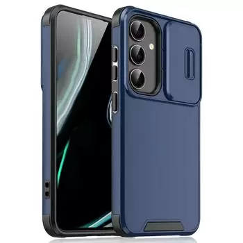 Case For Samsung Galaxy Note 20 Ultra S24FE A17 A07 A16 A06 A55 A35 A25 A15 A54 A14 A53 A23 5G Slide Camera Armor Phone Cover For Note 20 Ultra
