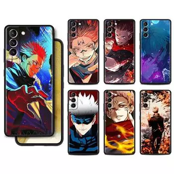 Case For Samsung Galaxy S22 S20 Ultra S21 FE S10 S9 Plus Note 20 10 Lite 9 Soft Phone Cover Shell Cute Jujutsu Kaisen Cool Samsung S21 5G