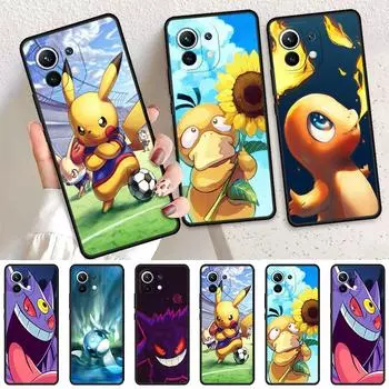 Case For Xiaomi Mi Poco X3 NFC 11T Pro 11 Lite 5G NE X5 X4 12 M3 10T 9T M4 F5 F3 F1 C40 Soft Phone Cover Cartoon Pokemons Funda Mi 9T(9T Pro)