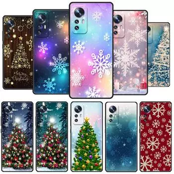 Case For Xiaomi Mi Poco X3 NFC M4 F3 C40 11 11T 10T Pro 12 9T 9 10 Lite Back Soft Phone Cover Winter Snow Merry Christmas Xiaomi Mi 9