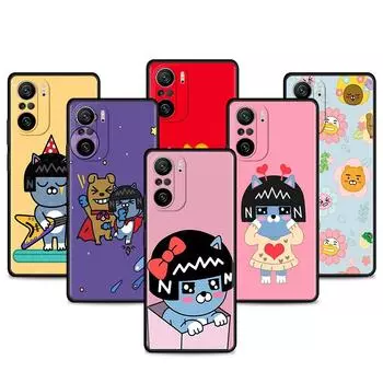Case For Xiaomi Redmi Note 111 9S 10 9 8 7 9A 9C 9i K40 8T 10C 9T K50 Silicone Phone Shell Kakao Friends Redmi Note 10 5G