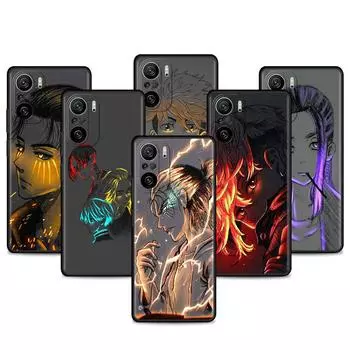 Case For Xiaomi Redmi Note 11 9S 10 9 8 7 9A 9C 9i K40 8T 10C 9T K50 Silicone Phone Shell Tokyo Revengers Redmi Note 10 5G