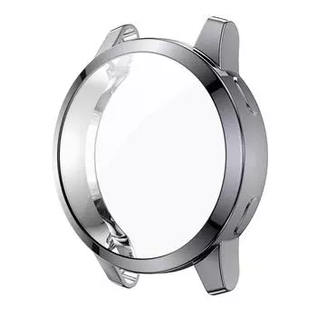 Case Plating TPU Full-Cover Protector Frame Shell for Garmin Venu 2/Vivoactive * Transparent