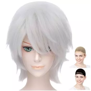 CaseEden (Дело Эдена) парик для косплея IDOLiSH7 Sougo Osaka tokyo ghoul Ken Kaneki White Kaneki A Certain Magical Index One Way короткий серебристый белый серебристый