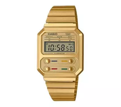 Casio A-100WEG-9ADF Модные мужские женские наручные часы