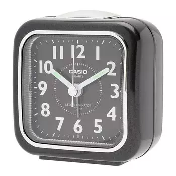 CASIO Alarm Clock Table Clock Analog Small Light Black Simple TQ-157-1BJF