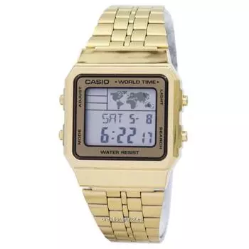 Casio Alarm World Time Digital A500WGA-9DF Мужские часы