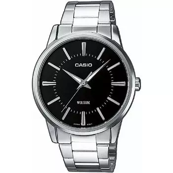 Casio Analog MTP-1303PD-1AVEG Silver Modern, Silver, Modern