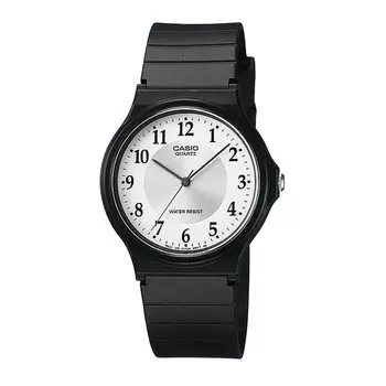 CASIO Analog Watch Chipkashi Cheap Casio MQ-24-7B3L Urethane Belt Unisex White x Silver Bicolor Overseas Model [Parallel Import]