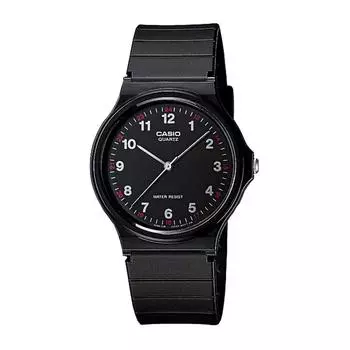 [Casio] Аналоговые часы CASIO Chipkashi Дешевые Casio MQ-24-1BL Уретановый ремень Унисекс Черный 24-часовой дисплей Индекс Модель Overseas