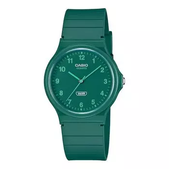 [Casio] Аналоговые часы CASIO Chipkashi дешевые часы casio MQ-24B-3B из биомассы пластиковый ремешок унисекс зеленый зарубежная модель [продукт]