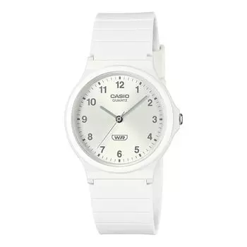 [Casio] Аналоговые часы CASIO Chipkashi дешевые часы casio MQ-24B-7B из биомассы пластиковый ремешок унисекс белый зарубежная модель [продукт]