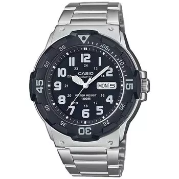 [Casio] Аналоговые часы CASIO MRW-200HD-1BV мужские дешевые Casio металлический ремешок черный зарубежная модель [параллельный импорт]
