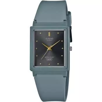 Casio Аналоговые часы Chipkashi Cheap Casio MQ-38UC-2A2 Матовый серо-голубой уретановый ремень Прямоугольный циферблат Унисекс Модель Overseas