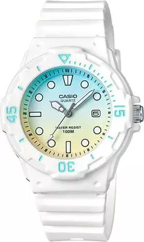 CASIO Аналоговые часы для детей Дешевые Casio Gloss White x Pastel Blue Gradation Overseas Модель [Casio] LRW-200H-2E2V Женские [Товар]