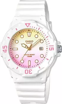 CASIO Аналоговые часы для детей Дешевые Casio Gloss White x Pastel Pink Gradation Overseas Модель [Casio] LRW-200H-4E2V Женские [Товар]