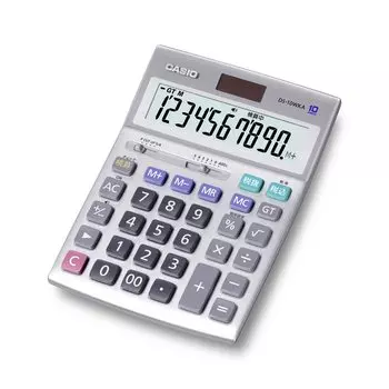 Casio Authentic Practical Calculator 10 Digit Verification Function Desk Type Compliant with Green Purchasing Law Eco Mark Certified DS-10WKA-N