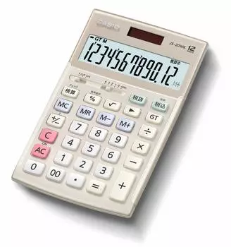 Casio Authentic Practical Calculator 12 Digit Verification Function Green Purchasing Law Compliant Just Type Gold JS-20WK-GD