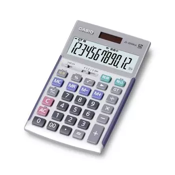 Casio Authentic Практичный Калькулятор 12-значный Функция Расчета Простой Тип Серебристый Зеленый Соответствует Закону о Закупках Сертифицированный Экологический Знак JS-20WKA-SR-N
