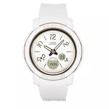 Casio Baby-G Analog Digital Resin Strap White Dial Quartz BGA-290RA-7A 100M Women s Watch белый