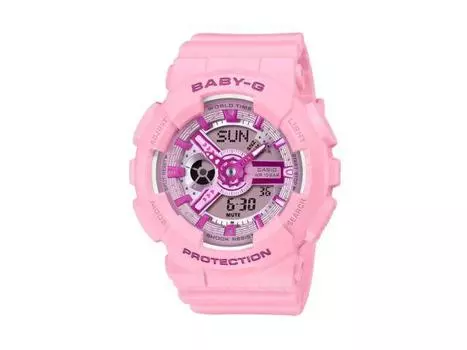 Casio BABY-G BA-110YK-4AJF розовые Y2K модные аналоговые цифровые женские часы из смолы НОВЫЕ