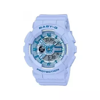 CASIO BABY G baby gee BA 110 series свежий цвет синий BA 110YK 2AJF
