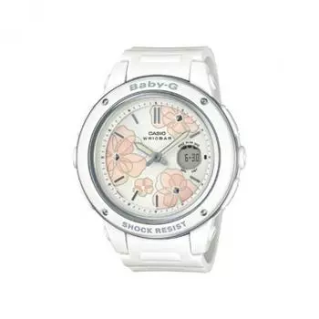 Casio Baby G bGa 150fl 7ajf [Элегантные цветы, цветочные циферблаты, белые]
