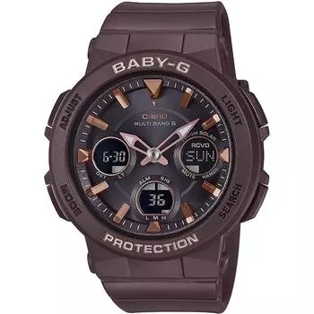 CASIO Baby-G BGA-2510-5AJF [цвета осени] Круглые часы из коричневой смолы Цифровые аналоговые