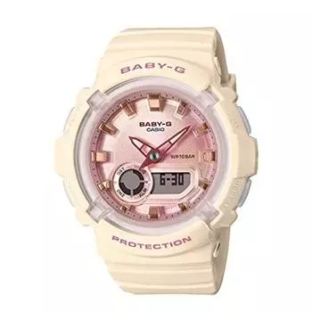 CASIO BABY-G BGA-280-4A2JF Очень бежевые аналоговые цифровые женские часы с ограниченным тиражом