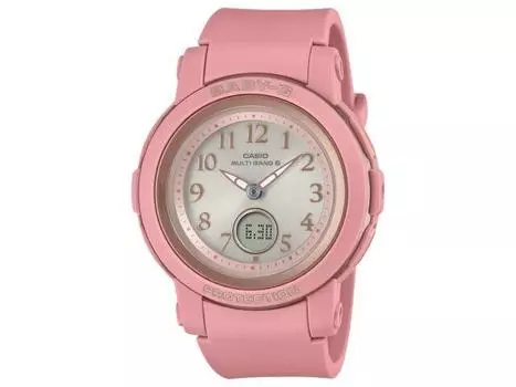 Casio BABY-G BGA-2900AF-4AJF Solor Radio Женские часы Дымчатый розовый хронограф НОВЫЙ