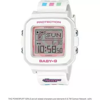 CASIO BABY-G+PLUS BGD-10KPP-7JR THE POWERPUFF GIRLS Collaboration Digital Watch
