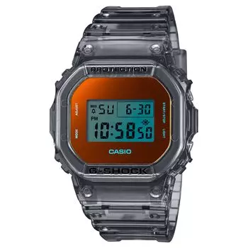 Casio Beach Time Lapse полупрозрачные серые цифровые часы серые G-Shock DW-5600TLS-8, серый