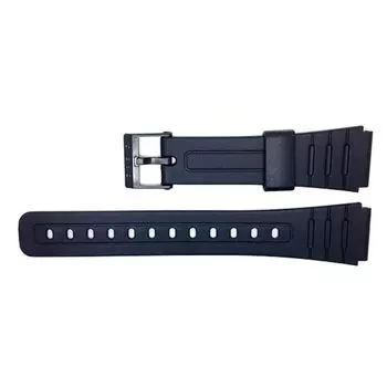 Casio black resin band for F-105 F-91 watch