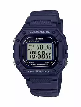 Casio Blue Digital Watch Men s W218H-2A
