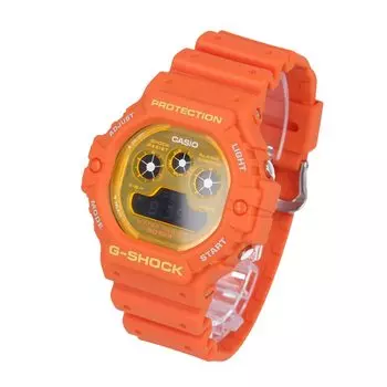 CASIO Casio 5900 SERIES Часы цифровые прозрачные скелетонированные оранжевые G-SHOCK G-Shock мужские DW-5900TS-4 [Товар]