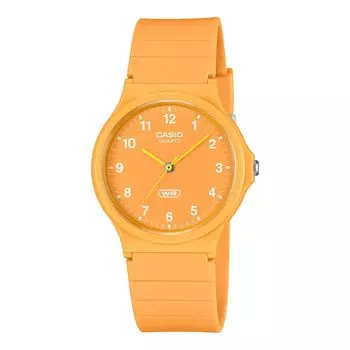 [Casio] CASIO Analog Watch Chipkashi Cheap Casio MQ-24B-9B Biomass Plastic Band Unisex Orange Yellow Overseas Model [Parallel Import]