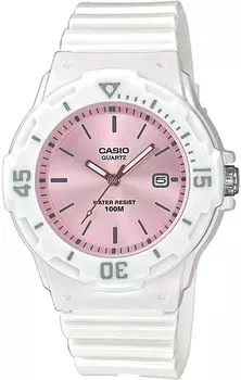 [Casio] CASIO Analog Watch LRW-200H-4E3V Women s Kids Cheap Casio Gloss White x Pink Metallic Overseas Model [Parallel Import]