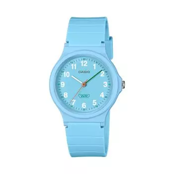 [Casio] CASIO Analog Women s Kids Watch Chipkashi Cheap Casio LQ-24B-2B Biomass Plastic Band Pastel Blue Overseas Model [Parallel Import]