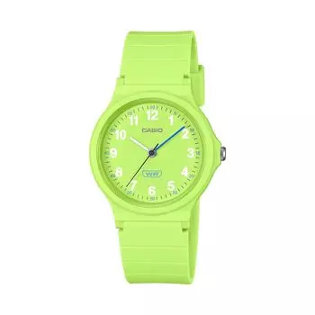 [Casio] CASIO Аналоговые женские детские часы Chipkashi Дешевые Casio LQ-24B-3B Биомассовый пластиковый ремешок Лаймово-зеленый Зарубежная модель [Параллельный импорт]