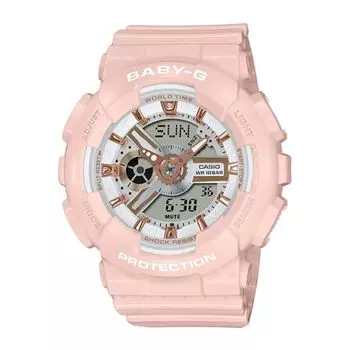 [Casio] CASIO Baby-G Women s Ana-Digi Pastel Pink 10 ATM Water Resistant BA-110XRG-4A Watch