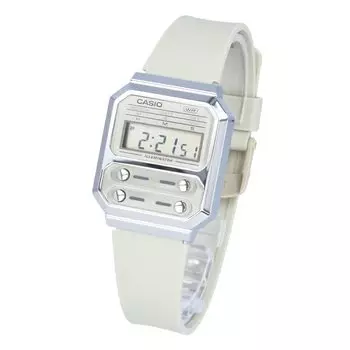 CASIO Casio Casio Standard Cheap Casio Chipkashi Vintage Watch Unisex Men s Women s Ivory A100WEF-8A