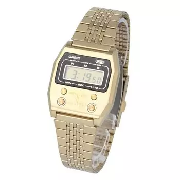 CASIO Casio Casio Standard Cheap Casio Chipkashi Watch Unisex Men s Women s Gold Black A1100G-5