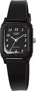 CASIO Casio Casio Стандартные дешевые часы Casio Chipkashi женские кварцевые аналоговые 3-стрелочные черные LQ-142-1B [Товар]